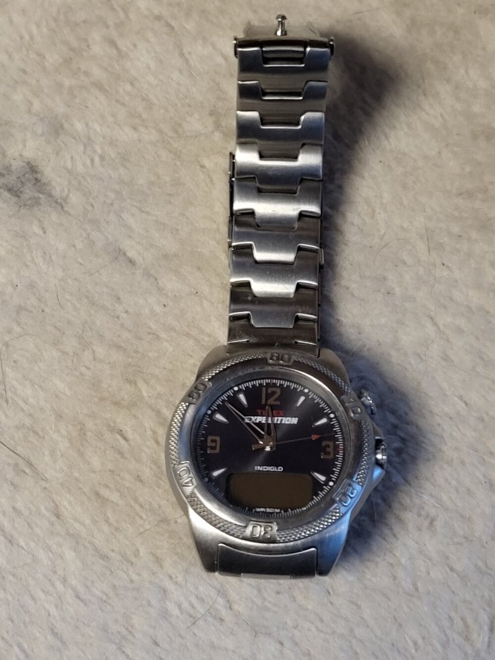 VINTAGE TIMEX EXPEDITION I-CONTROL ANALOG-DIGITAL WATCH UNTESTED PARTS ONLY